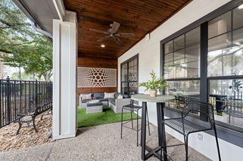 Large personal patio